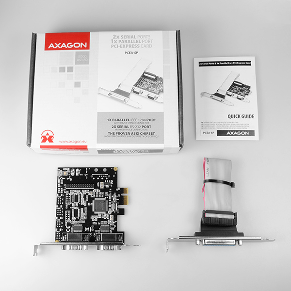 Axagon PCEA-SP interface cards/adapter Internal Parallel, Serial – image 6