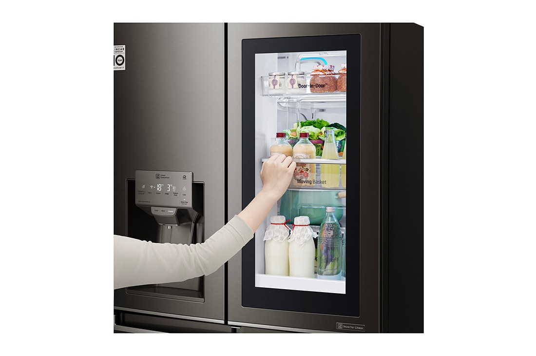 LG GR-X39FMKHL side-by-side refrigerator Freestanding – image 6