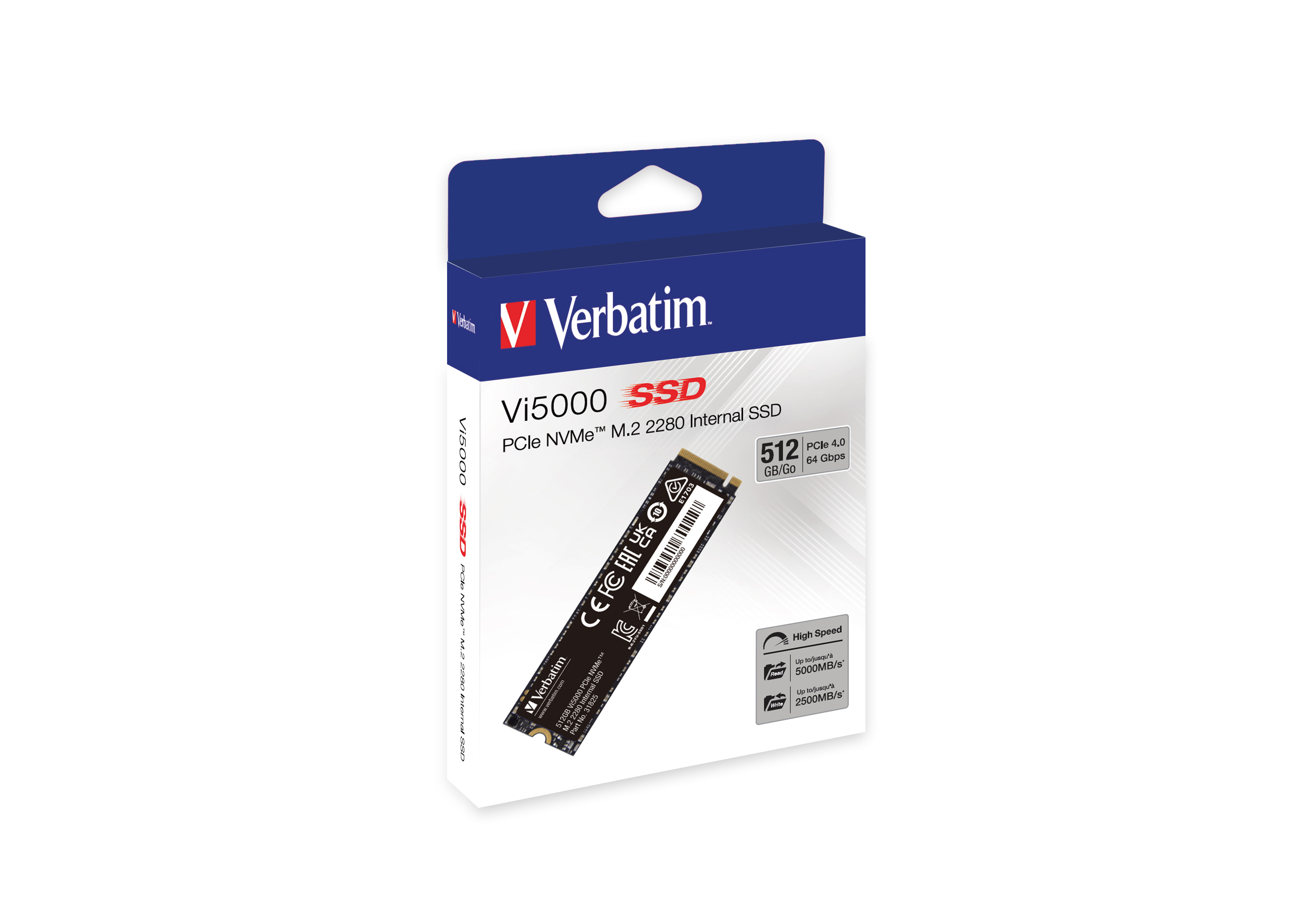 Verbatim M.2 SSD VI5000 PCIE NVME 512GB