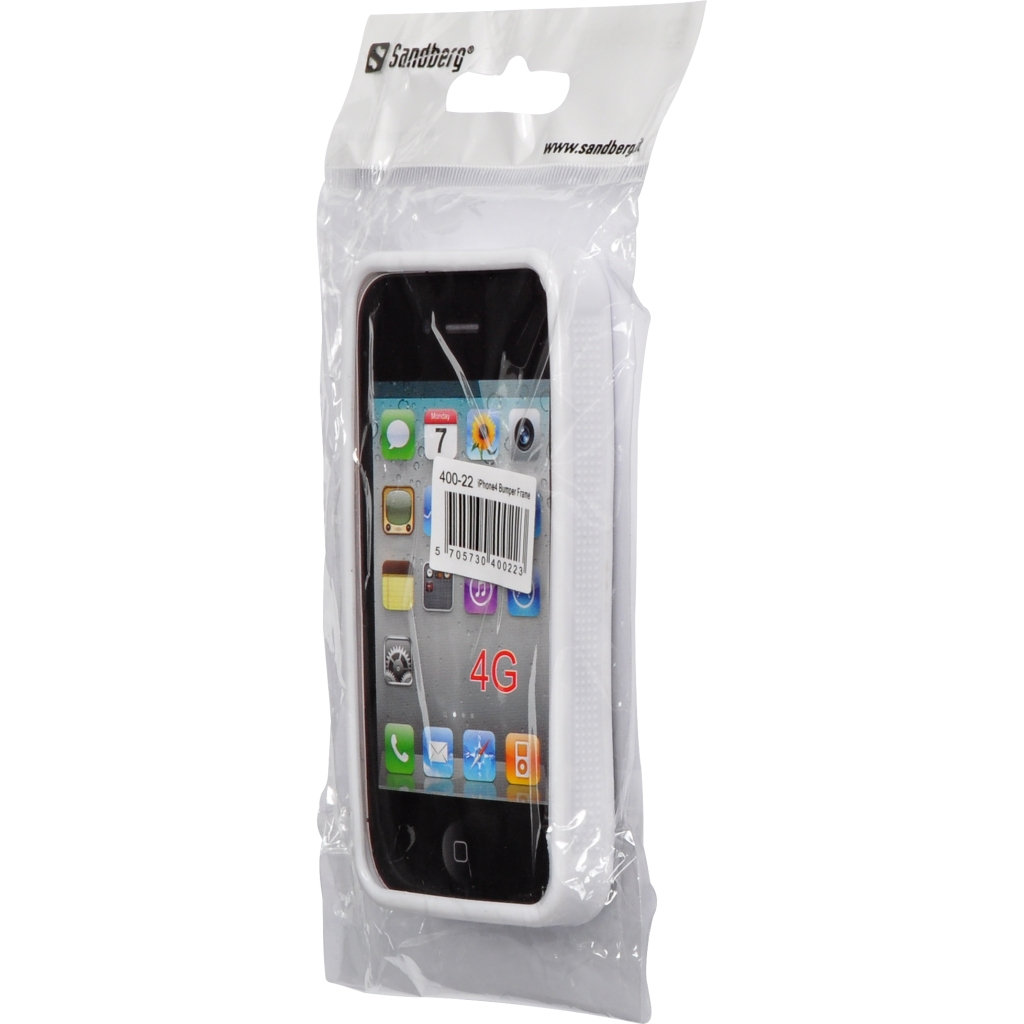 Sandberg Soft frame White iPhone 4 – image 2