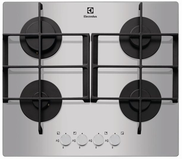 Electrolux EGT6342YOX hob Stainless steel Built-in Gas 4 zone(s)