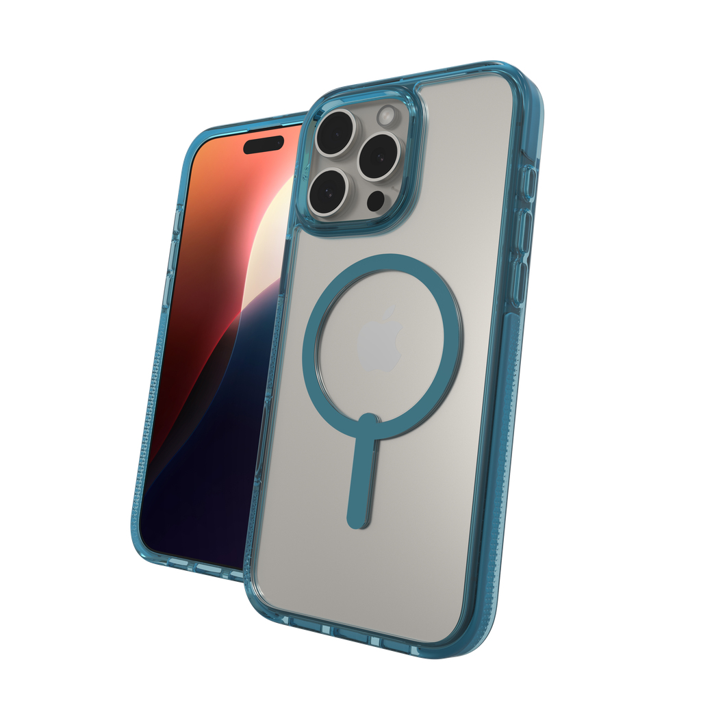 ZAGG Cases Santa Cruz Snap Apple iPhone 16 Pro Max Retro Blue