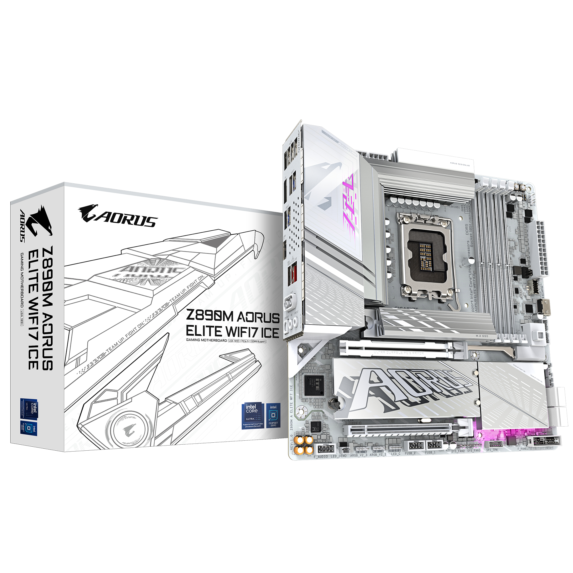 SCHEDA MADRE GA-Z890M A ELITE WF7 ICE SK …