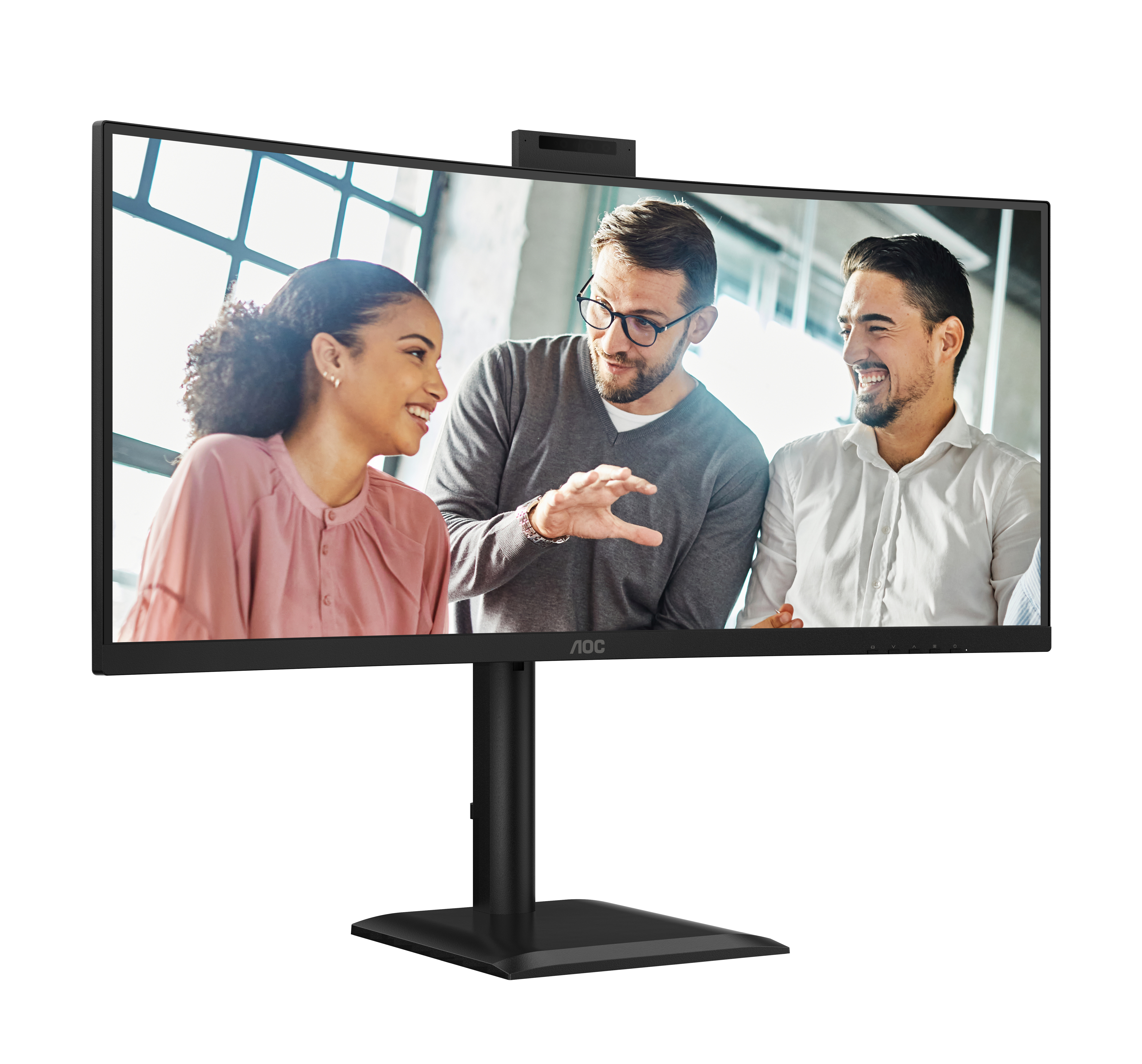 AOC E4 CU34E4CW PC lamekuvar 86,4 cm (34″) 3440 x 1440 pikslit UltraWide Quad HD LED Must