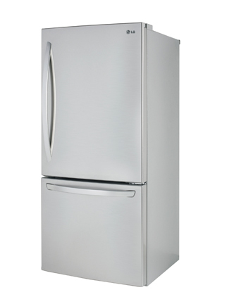 LG LDC22370ST fridge-freezer Freestanding Stainless steel – image 2
