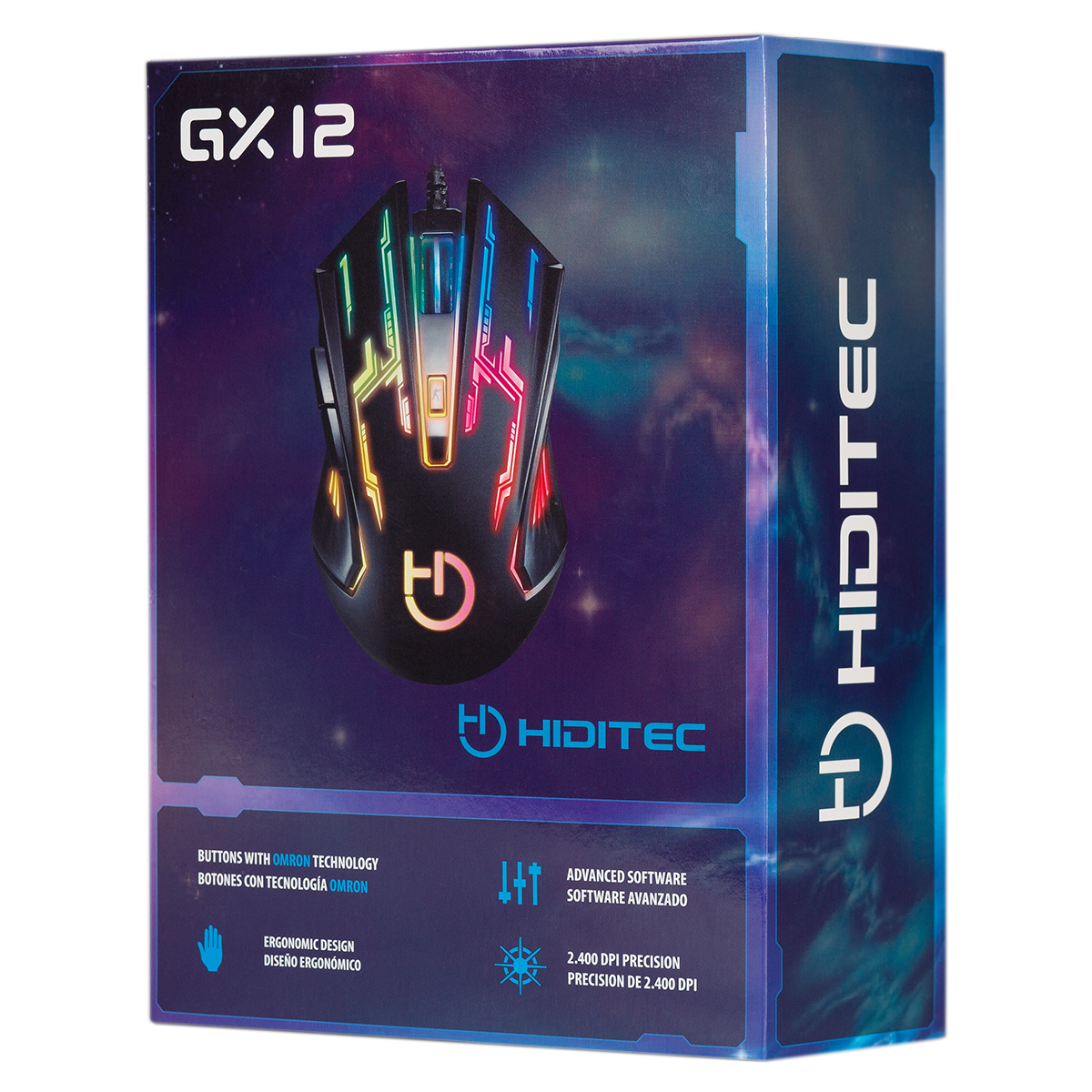 Hiditec GX12 mouse Gaming Right-hand USB Optical 2400 DPI – image 5