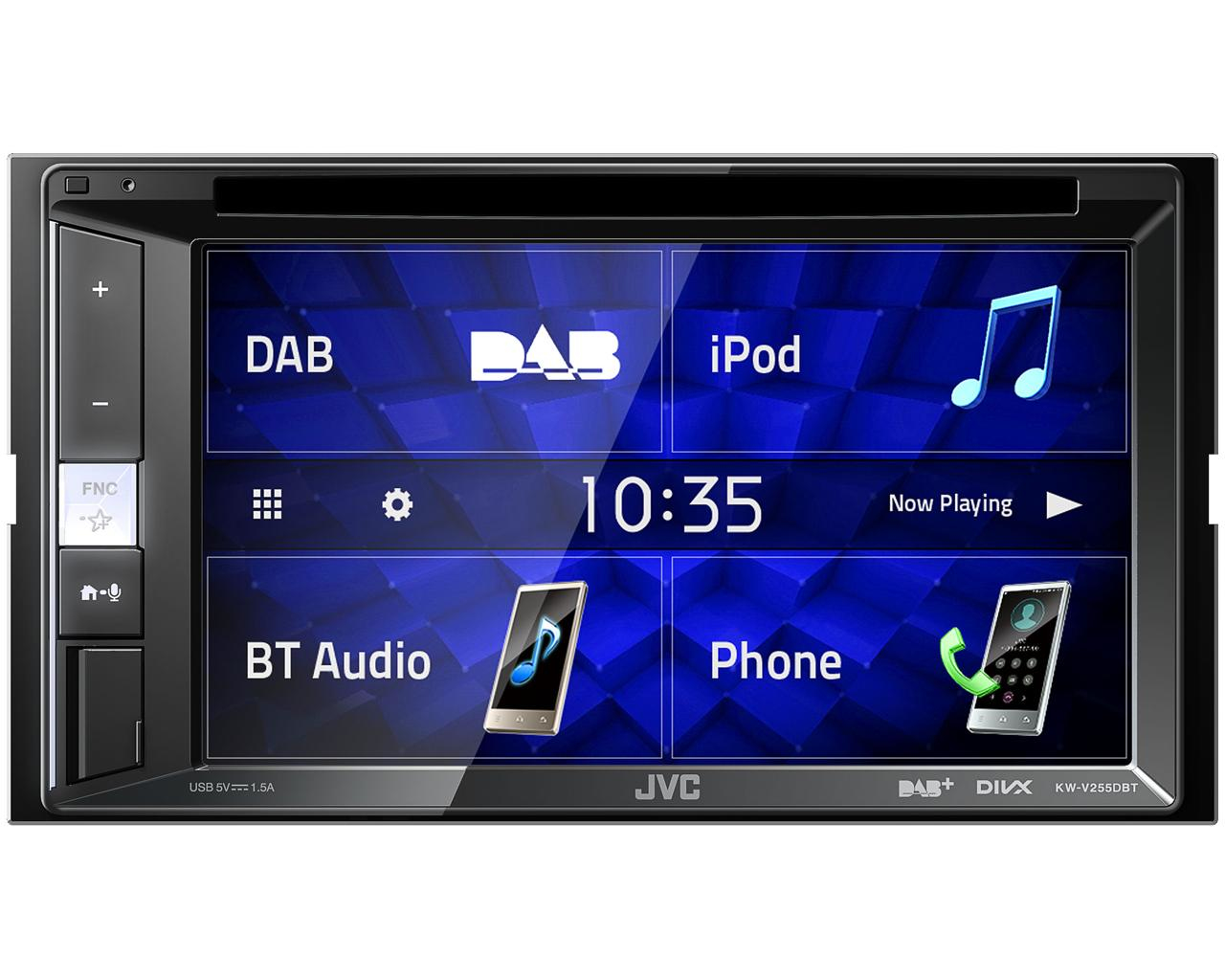 JVC KW-V255DBT 2DIN, CD/DVD/USB Multimedia system – image 3