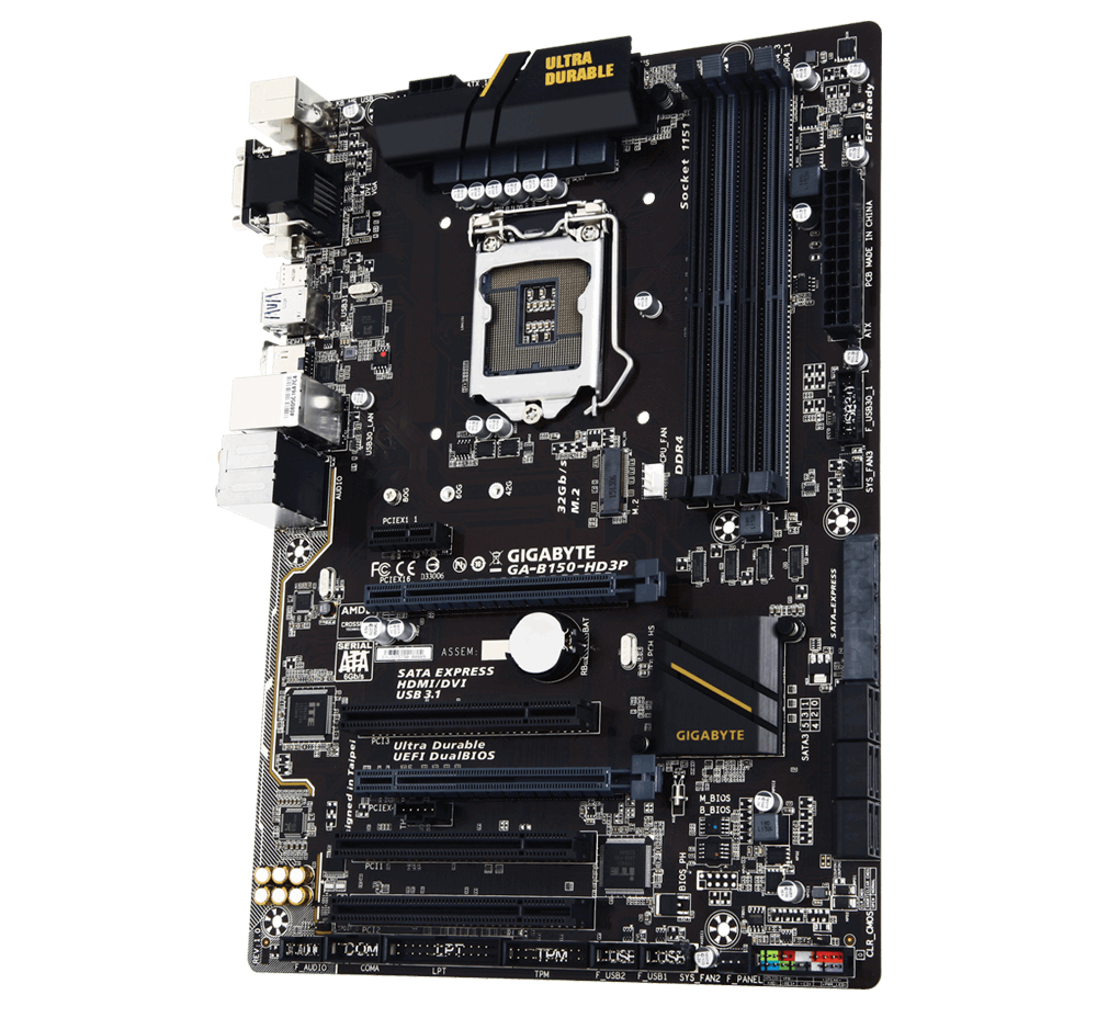 GIGABYTE GA-B150-HD3P motherboard Intel® B150 LGA 1151 (Socket H4) ATX – image 3