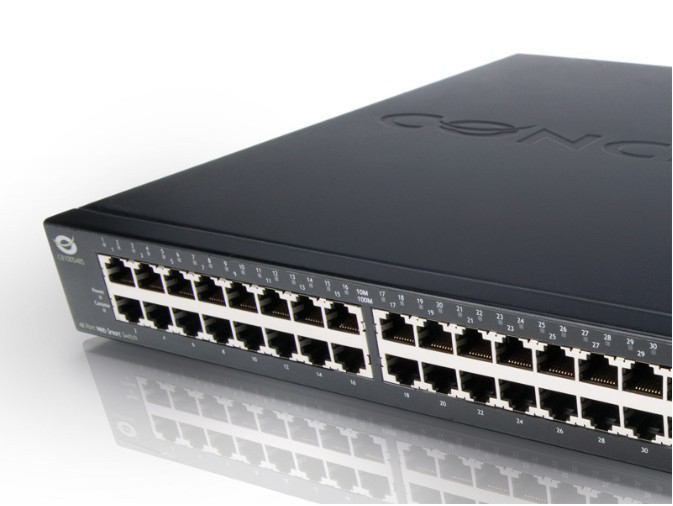 Conceptronic 48 port 10/100 Rackmountable Layer 2 19" Smart Switch – image 3