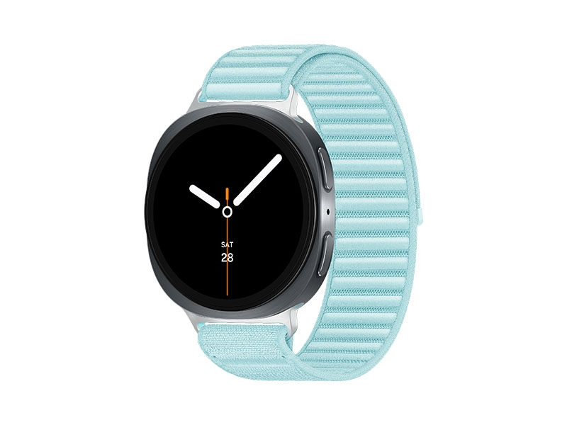 Samsung Galaxy Watch 8, Bluetooth, 44mm, Sport Band, Graphite, S/M + Fabric Band, Mint, M/L