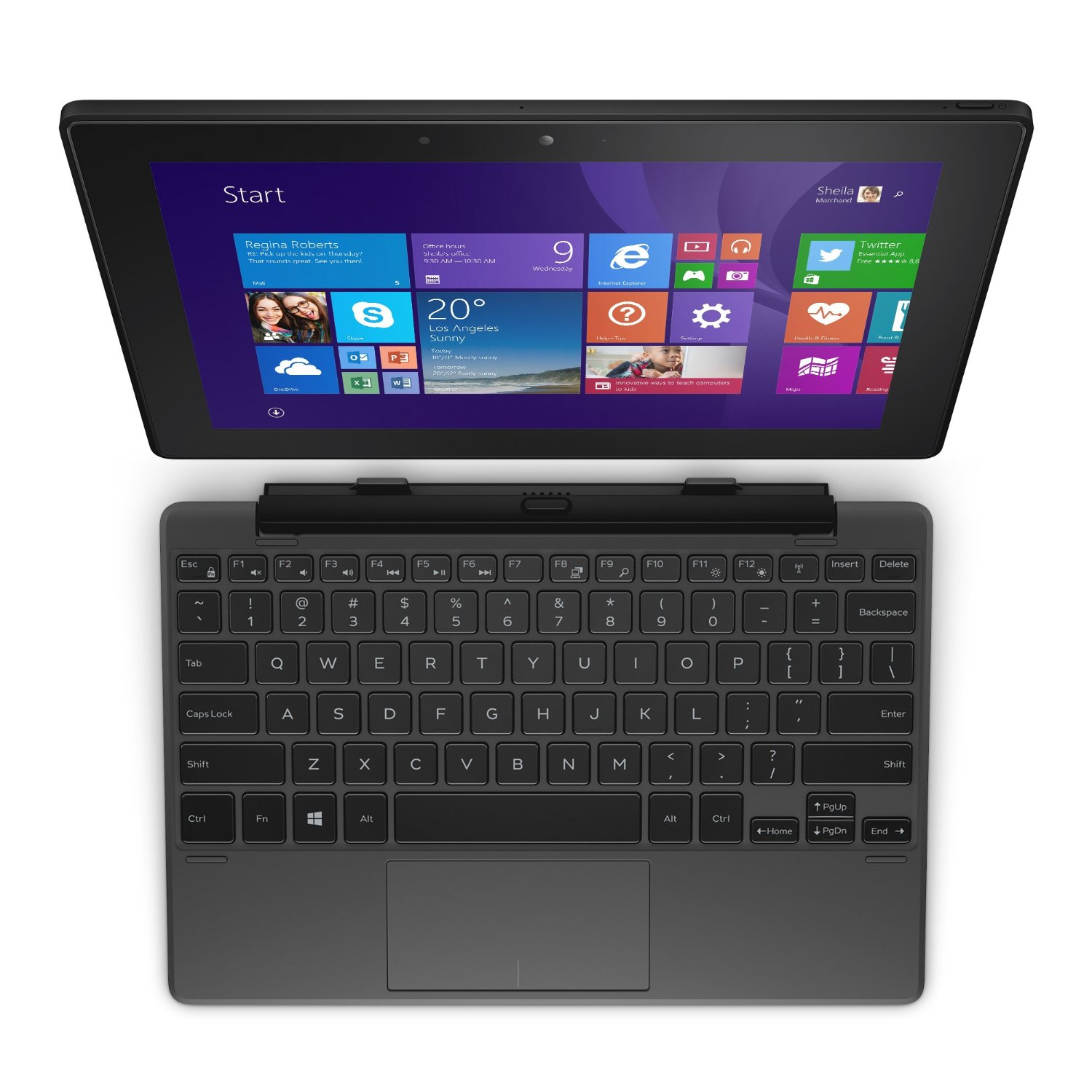 Dell 580-ADBJ mobile device keyboard French Black – image 4