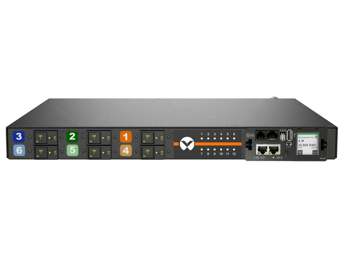 Vertiv Geist MGR5M1R6-12CF13-3PS56B2H10-S power distribution unit (PDU) 12 AC outlet(s) 0U Black – image 2