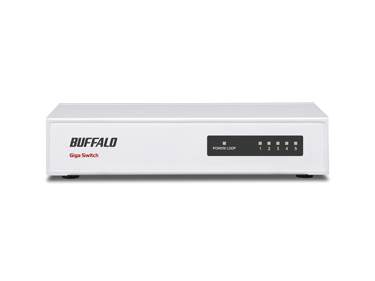 Buffalo LSW4-GT-5NS/WH network switch Gigabit Ethernet (10/100/1000) White