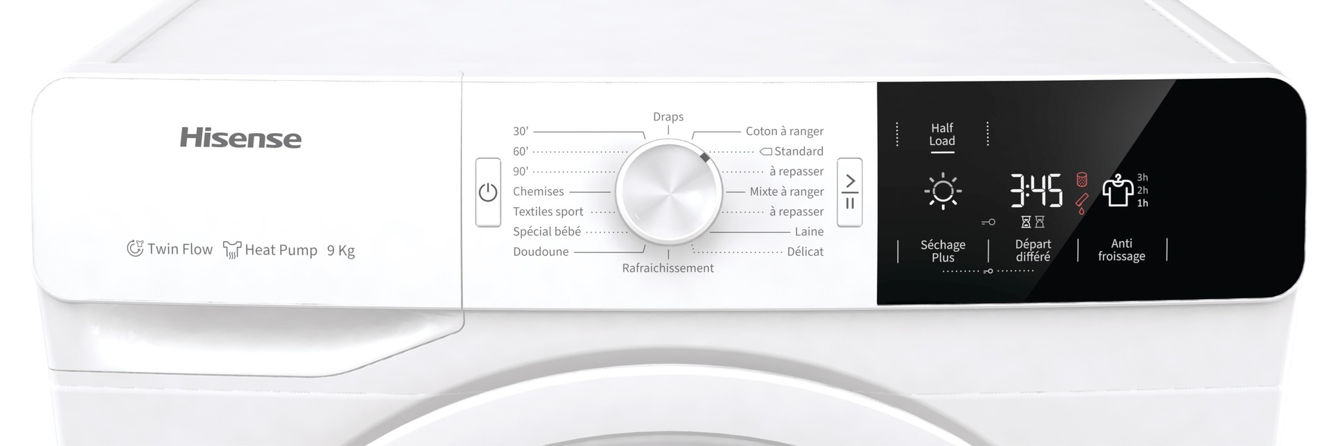 Hisense DHGE901 tumble dryer Freestanding Front-load – image 3