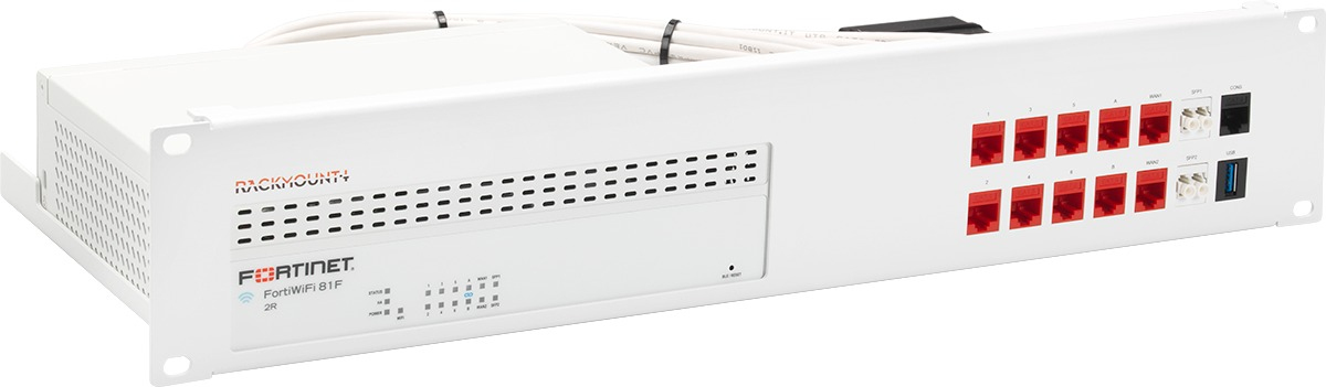Rackmount.IT Kit for FortiGate 80F-POE (DSL&FortiWiFi) Ser. 19 Zubehör