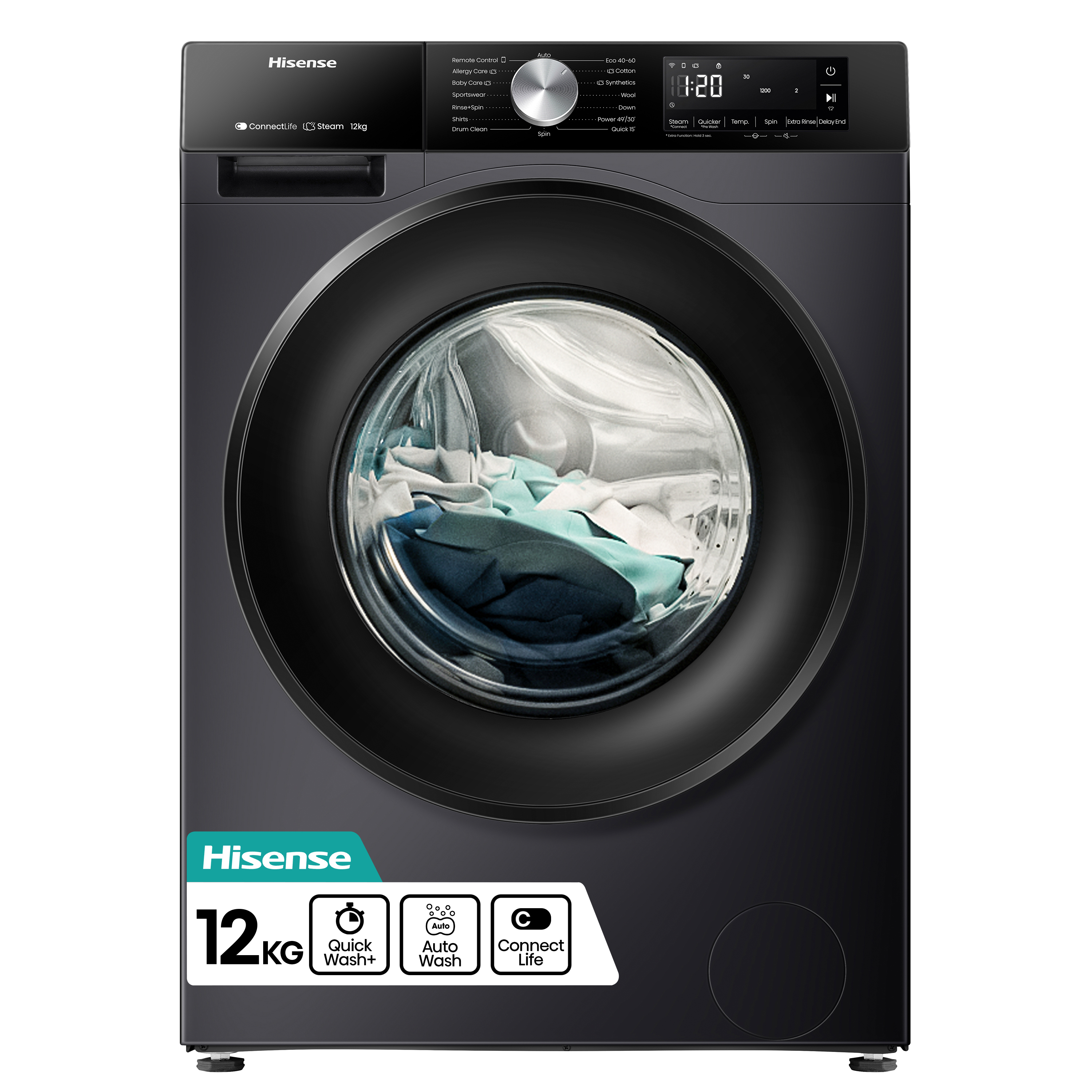 Hisense WF3S1243BB3 — vue 1 sur 7