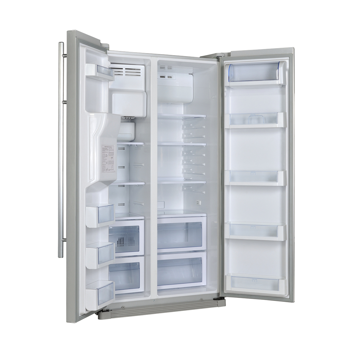 Haier HRF-663CJW side-by-side refrigerator Freestanding – image 2