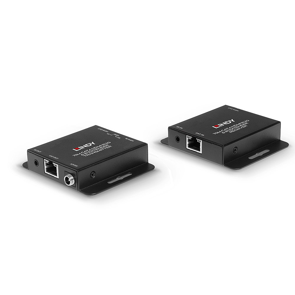 Lindy 70m Cat.6 HDMI 4K30 and IR Extender with PoC and Loop Out – image 5