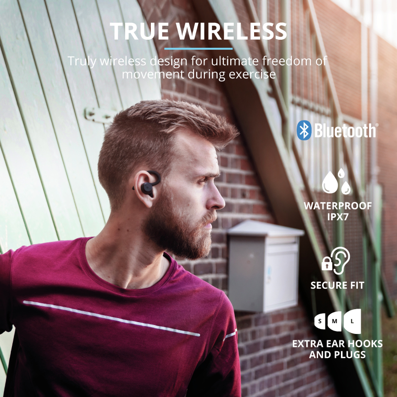 Trust Nika Headset True Wireless Stereo (TWS) In-ear Calls/Music Bluetooth Black – image 2