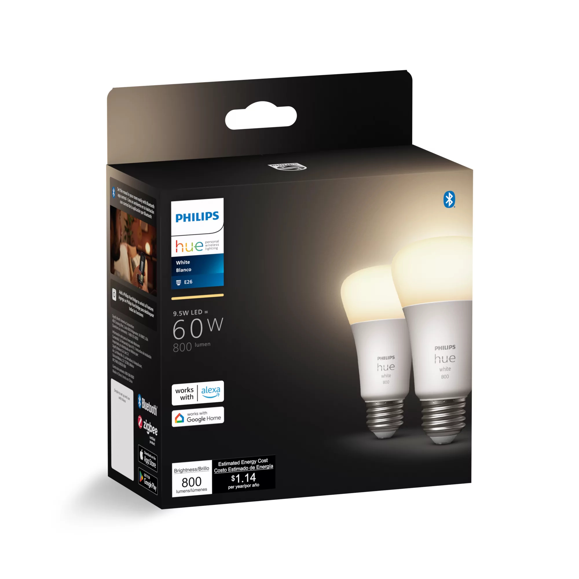 Philips by Signify Philips Hue White 046677476953 smart lighting Smart bulb Bluetooth/Zigbee – image 3