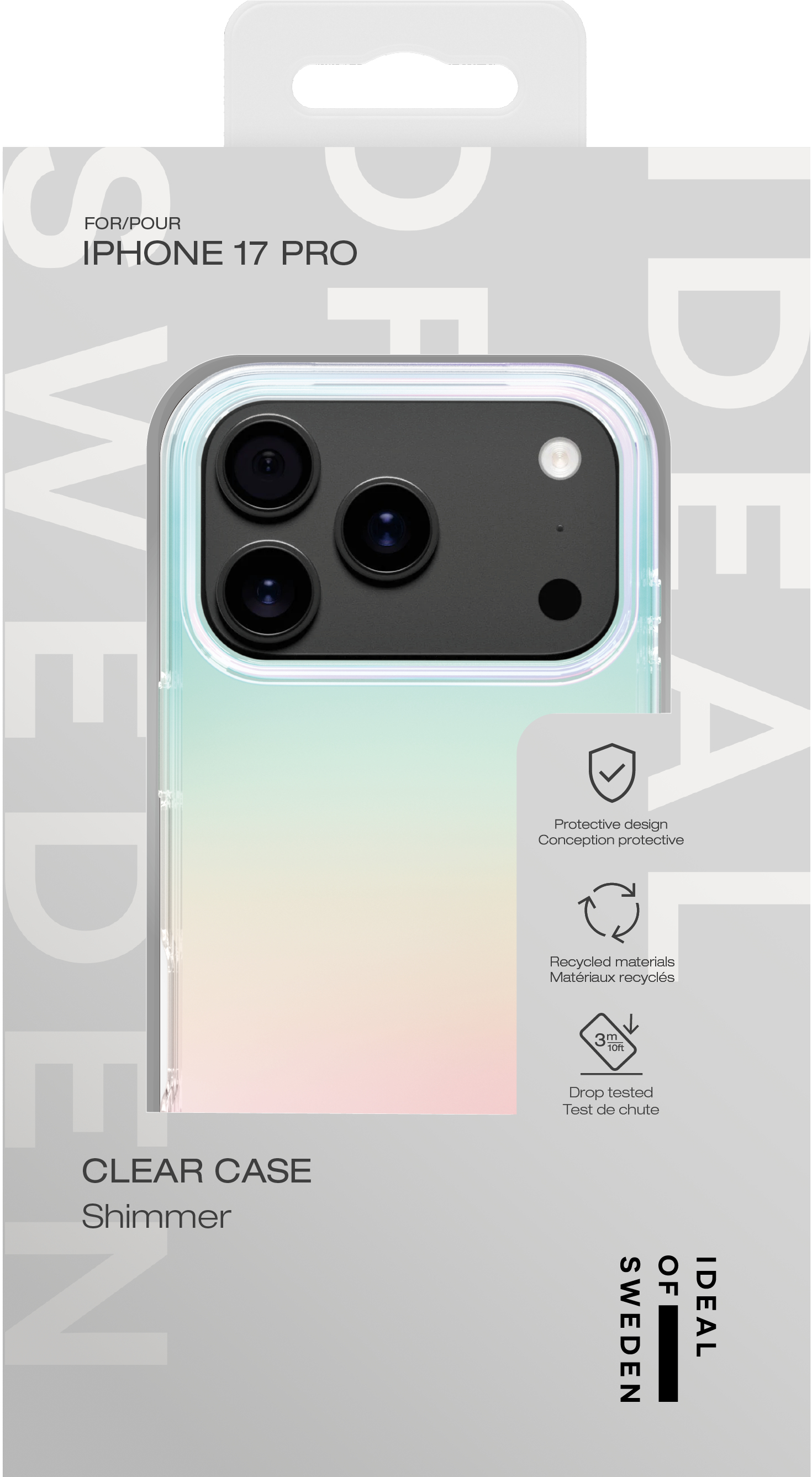 iDeal of Sweden Clear Case MagSafe iPhone 17 Pro Shimmer – image 3