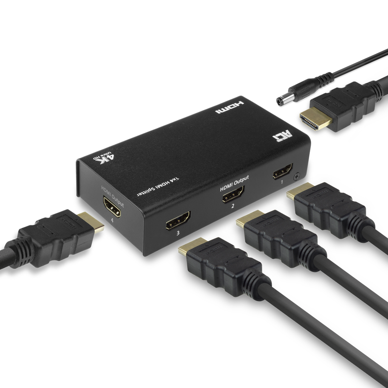 ACT AC7830 1x 4 HDMI splitter, 3D and 4K support – image 6