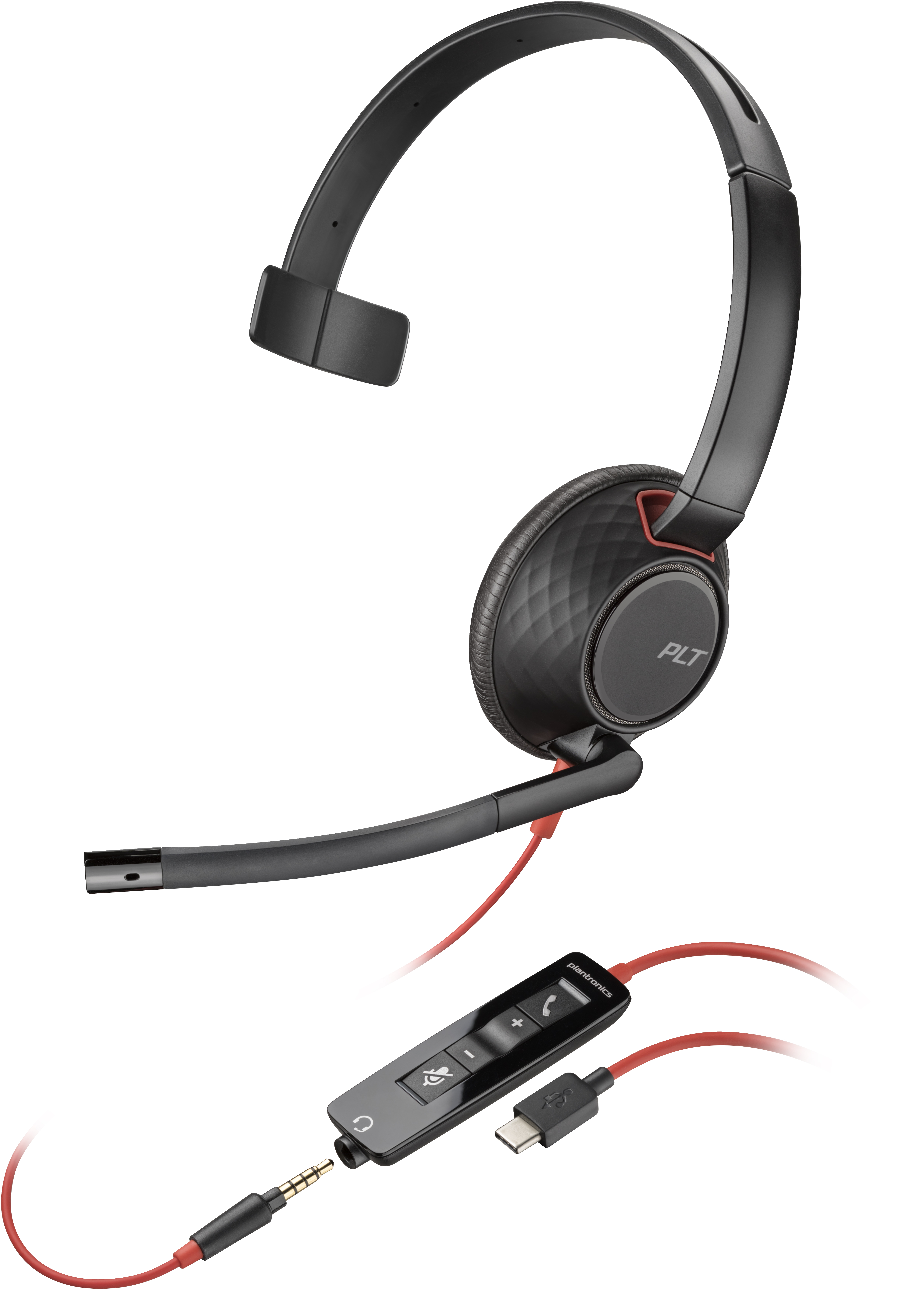 HP Poly Blackwire 5210 USB-C Headset (Bulk) — vue 1 sur 4
