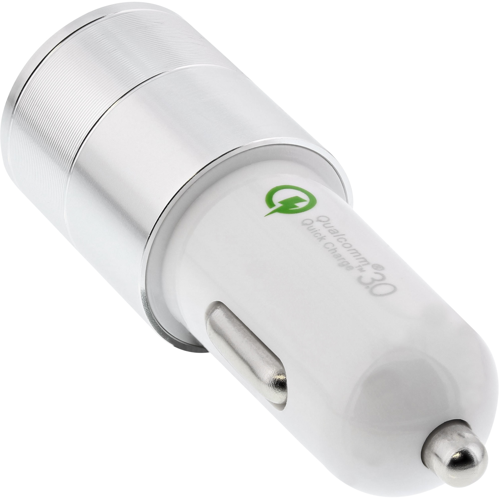 InLine USB car charger power-adaptor Quick Charge 3.0, white – image 3