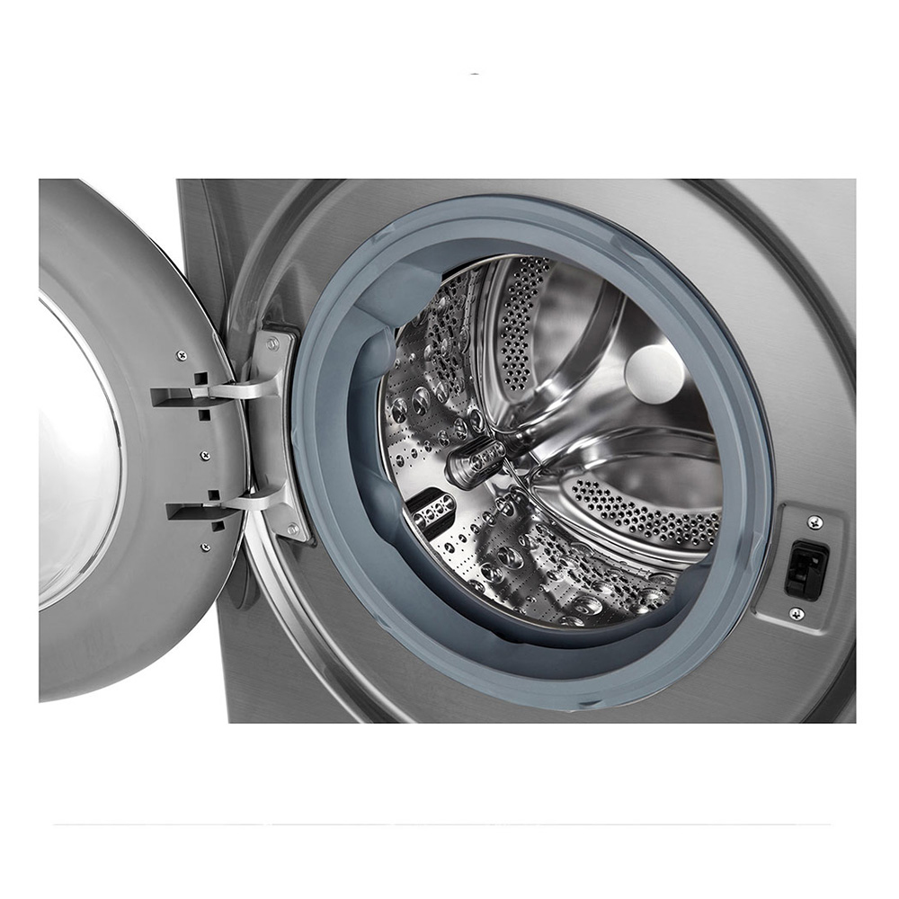 LG F4V5RGP2T washer dryer Freestanding Front-load Stainless steel – image 4