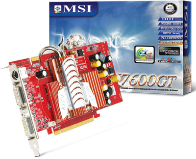 MSI NX7600GT-T2D256EZ graphics card GDDR3