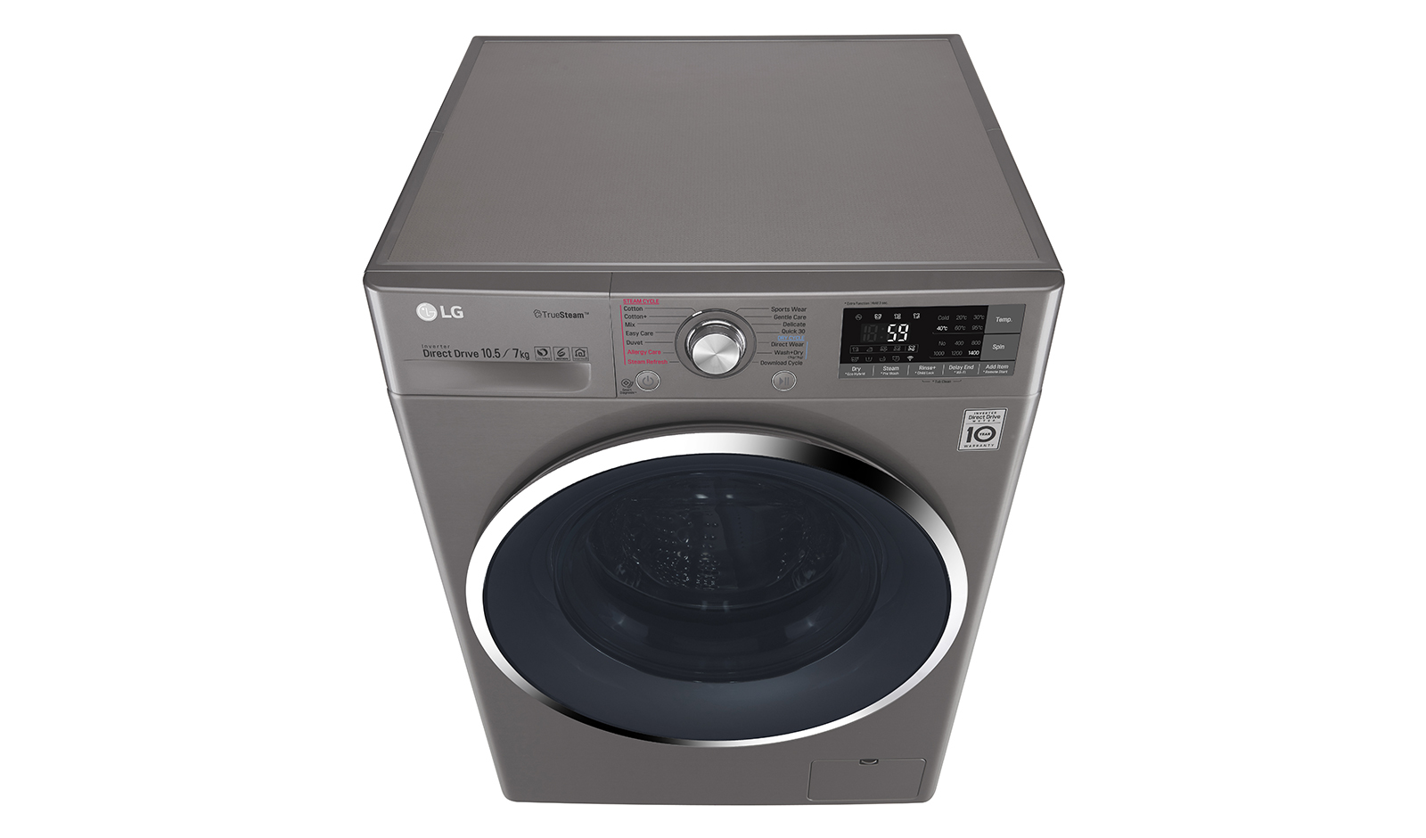 LG F4J8JH2S washer dryer Freestanding Front-load Stainless steel – image 8