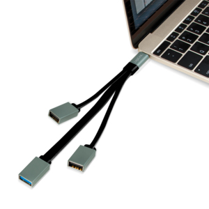 LogiLink UA0315 interface hub USB 3.2 Gen 1 (3.1 Gen 1) Type-C 5000 Mbit/s Black, Grey – image 6