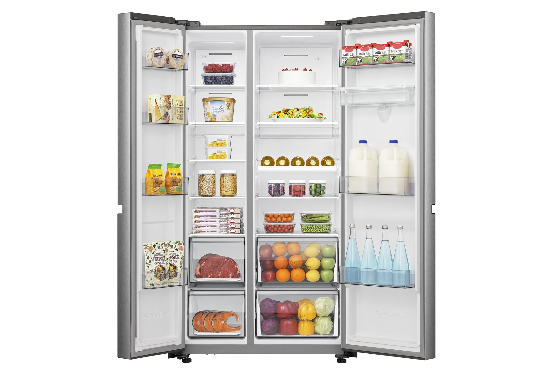 Hisense FSN668WCF side-by-side refrigerator Freestanding – image 5