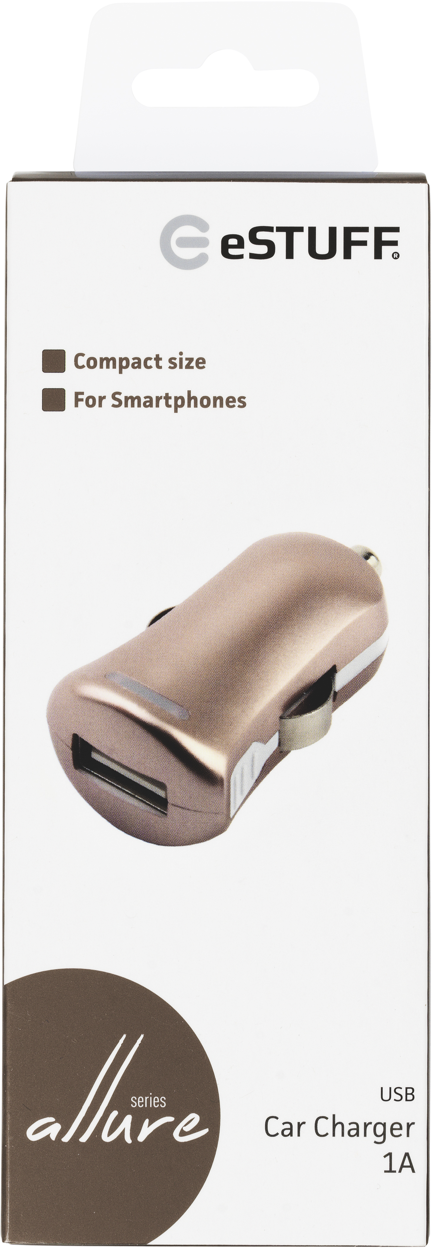 eSTUFF ES80101-ROSE mobile device charger GPS, Headphones, Headset, Mobile phone, Power bank, Smartphone, Tablet Rose gold Cigar lighter Auto – image 2
