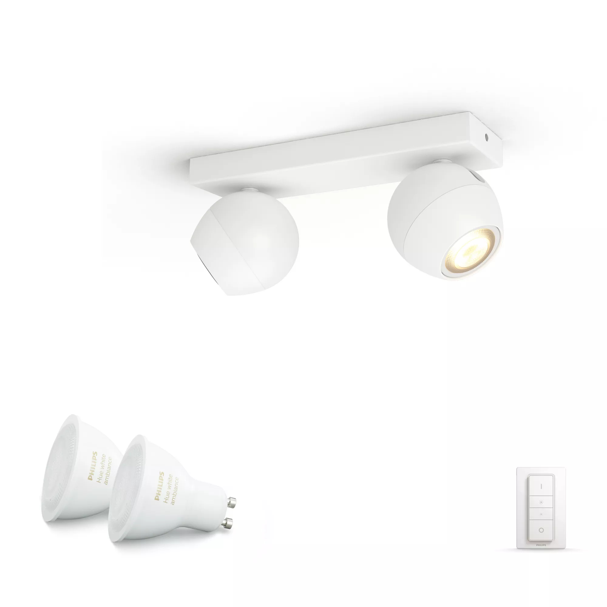 Philips by Signify Philips Hue White ambience Buckram double spotlight – image 2