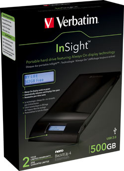 Verbatim InSight Portable Hard Drive 500GB – image 4