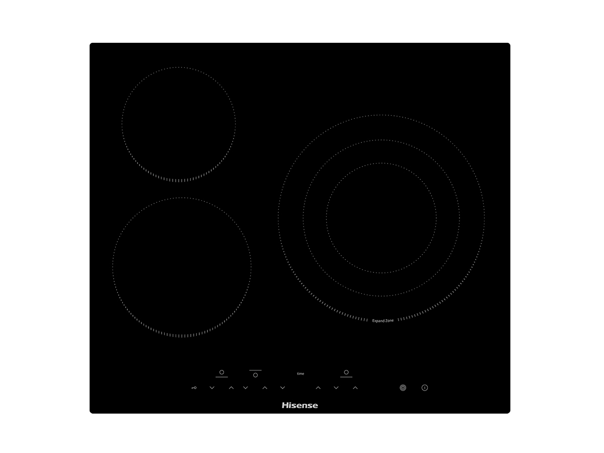 Hisense E6322C hob Black Built-in