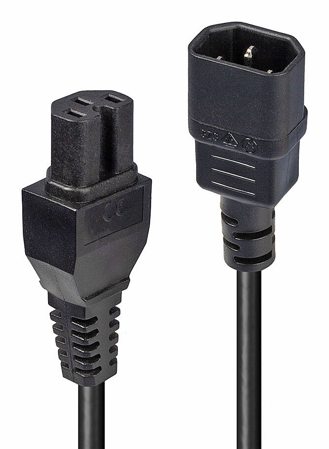 2M IEC EXTENSION IEC C14 TO IEC C15