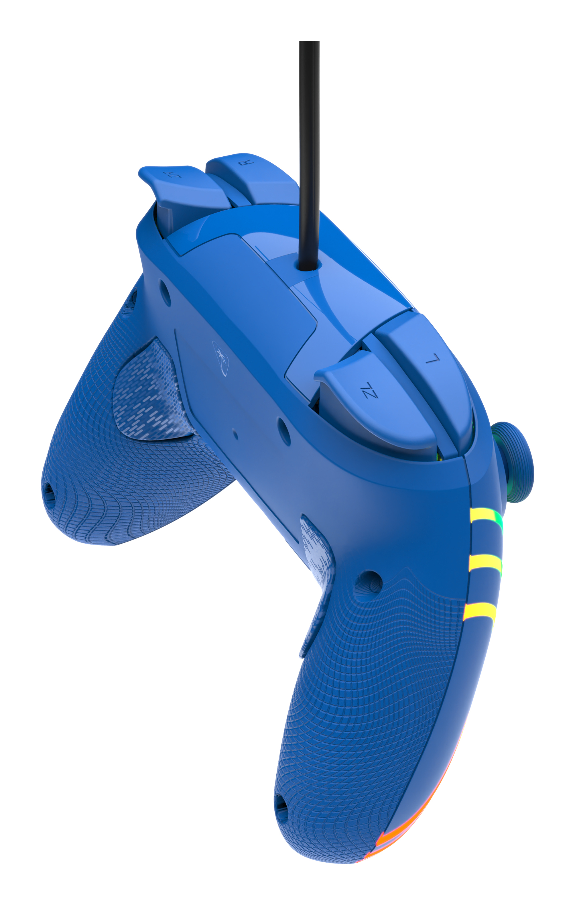 Turtle Beach Afterglow Wave Bleu Manette de gaming RGB filaire Sous licence officielle pour Nintendo Switch 2