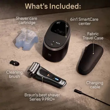 Braun Series 9 Pro+ 9565cc System wet & dry graphite Shaver – billede 7