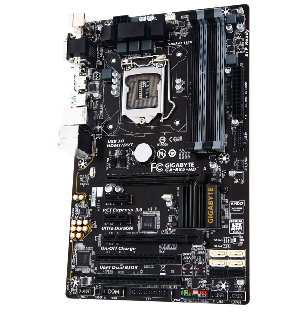 GIGABYTE GA-B85-HD3-A motherboard Intel® B85 LGA 1150 (Socket H3) ATX – image 2