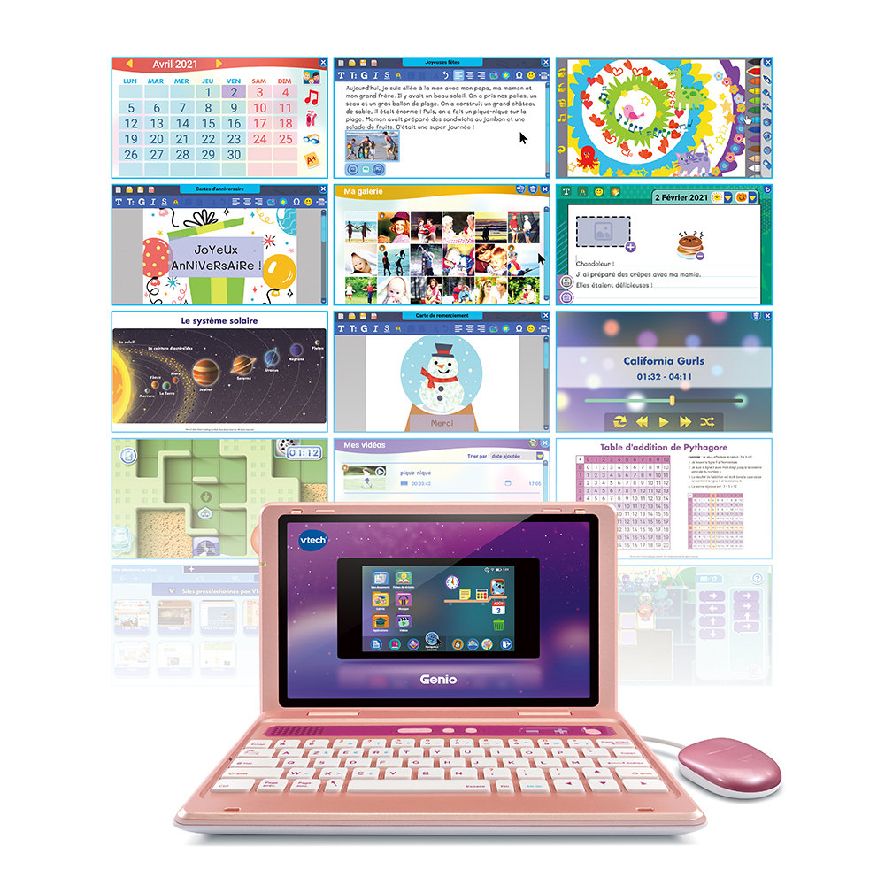 Resim VTech 80-541055 Çocuk Dizüstü Bilgisayar, Pembe