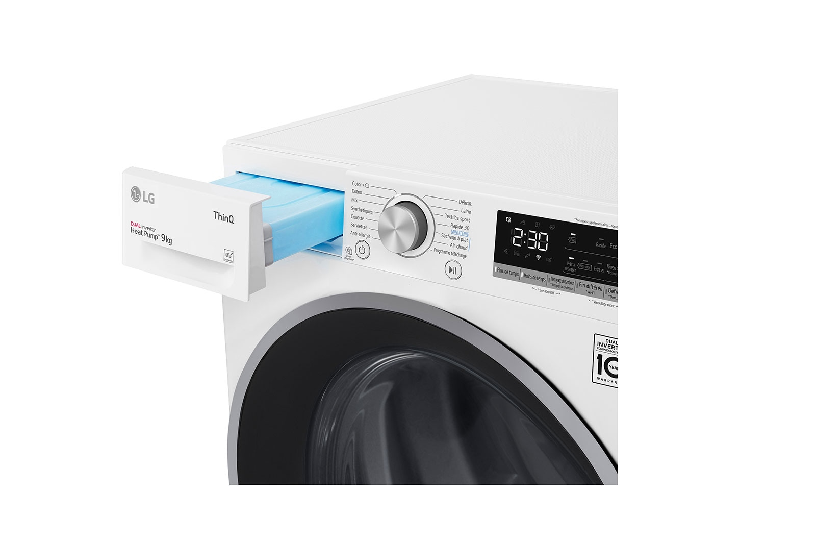 LG RH9V57WH tumble dryer Freestanding Front-load – image 6