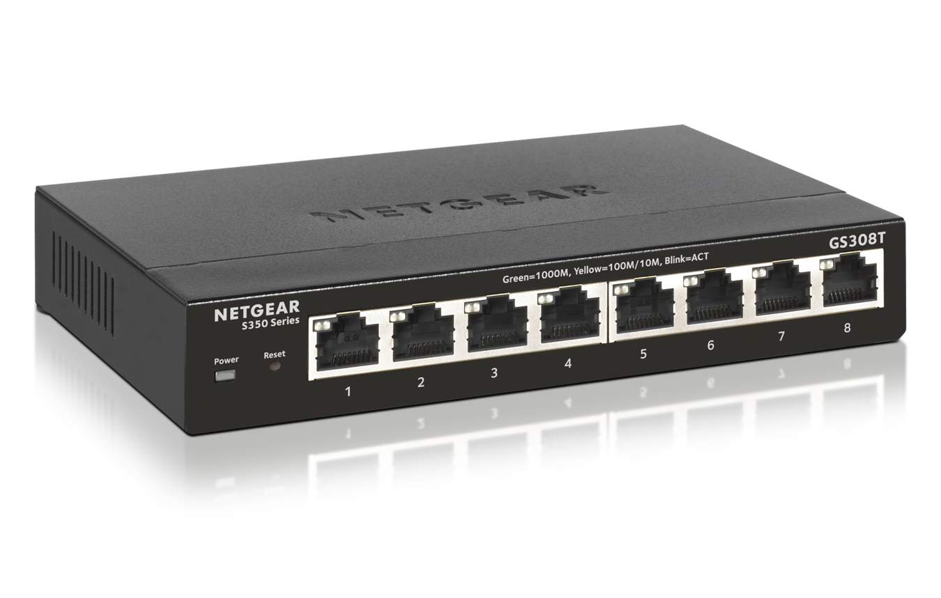 NETGEAR GS308T-100AUS network switch Managed L2 Gigabit Ethernet (10/100/1000) Black – image 3