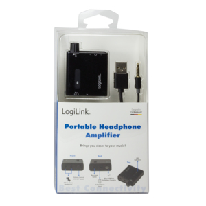 LogiLink UA0272 headphone amplifier Black – image 5