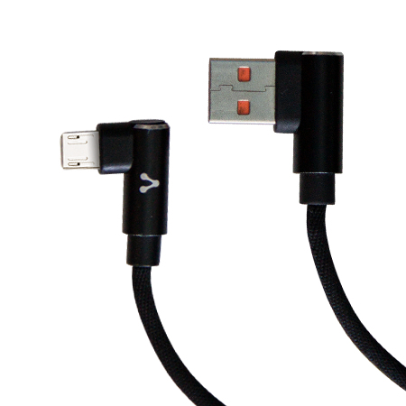 CAB-305 CABLE VORAGO CAB-305 USB A MICR USB 2.4A 90 GRADOS NEGRO UPC 7502266677741