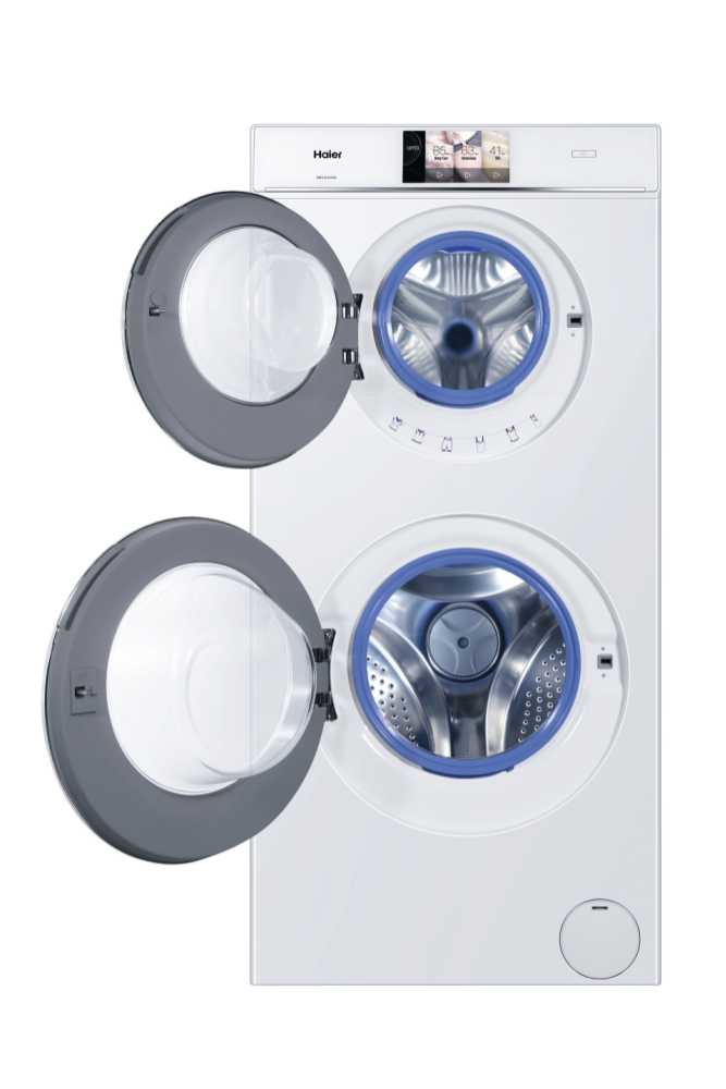 Haier Duo Dry HWD120-B1558U washer dryer Freestanding Front-load White – image 3