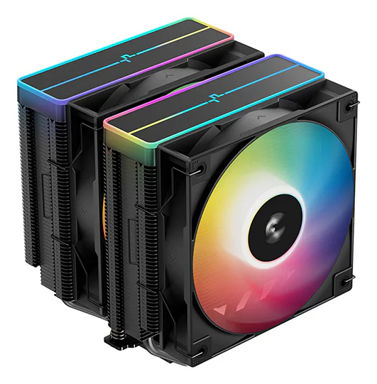 DeepCool AG620 BK ARGB V2 Chipset, Motherboard Air cooler 12 cm Black 1 pc(s)