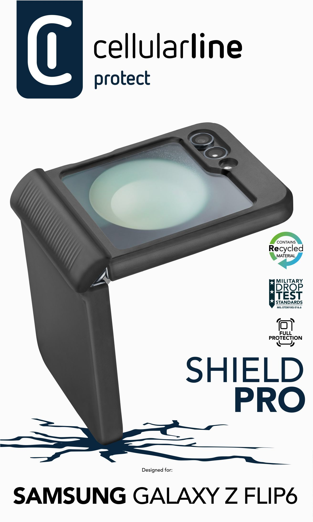 Cellularline Shield Pro - Galaxy Z Flip6 / Z Flip7 FE