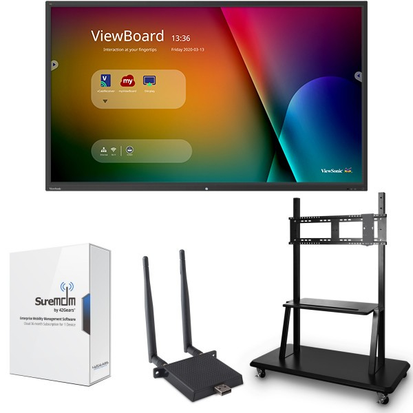ViewSonic ViewBoard IFP5550-M2 Interactive Flat Panel MDM Bundle 2 - 55